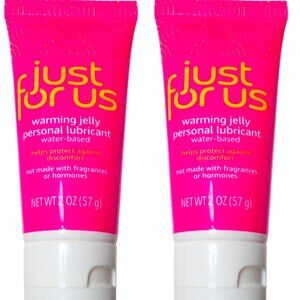Just For Us Warming Jelly Personal Lubricant 2 oz (Set of 2)